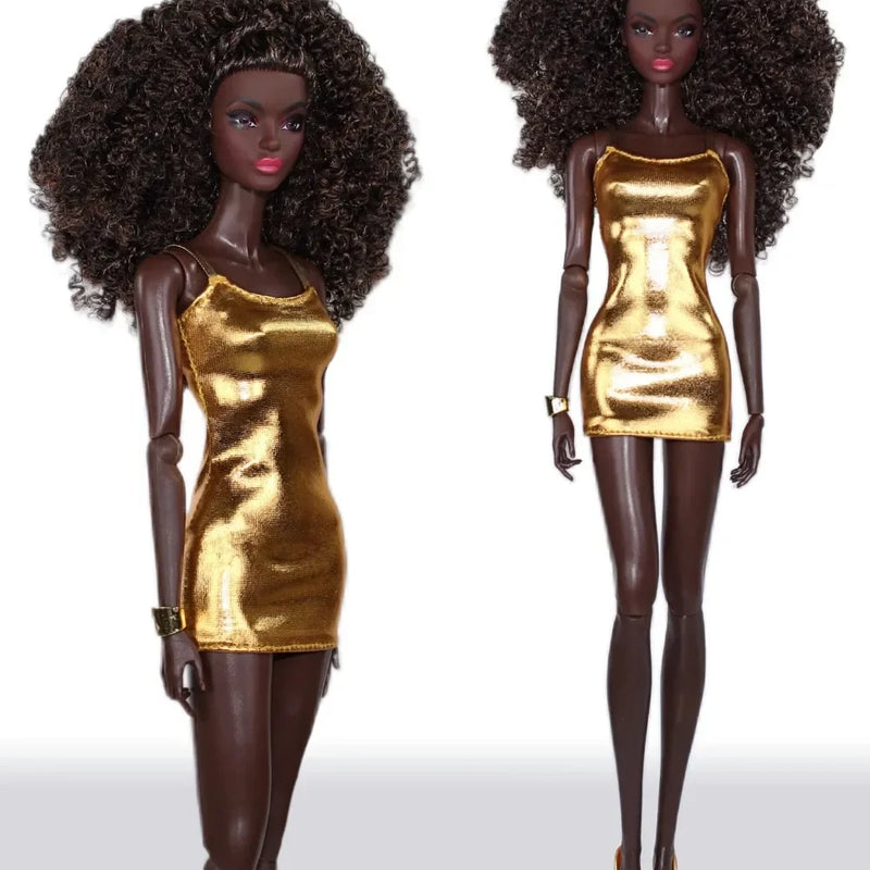 Sexy slip dress / 30cm doll braces skirt tight dress outfit for 1/6 Xinyi FR ST Blythe PP BB Doll