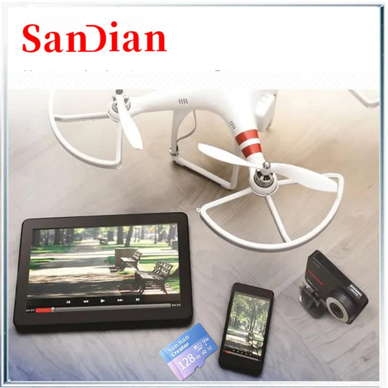 2026 New Class 10 High Speed Micro TF SD Memory Card Multi Capacities Storage For Camera Drone Dash Cam Smartphone