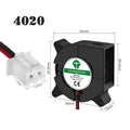 3D Printer Fan 5015/4020 Cooling Turbine 5V 12V 24V - Visuel 11 | SAMAG