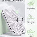 Women's Garden Shoes Lightweight Breathable Slip-resistant Indoor Outdoor Casual Slippers Half Slippers Easy-to-Wear Sandals for Beach And Daily Use