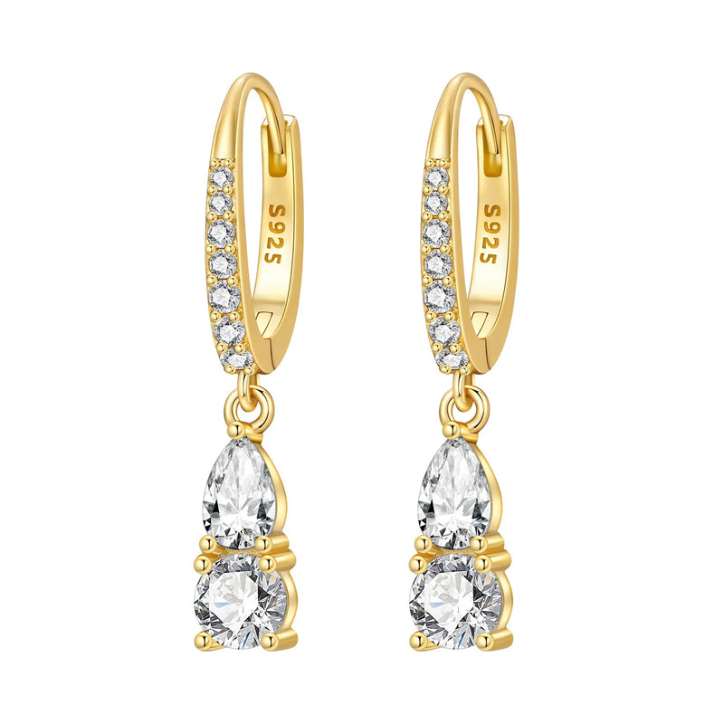 Orstarry S925 Sterling Silver 18k Gold Modern Square Earrings Hoop Earrings For Women Jewelry Original Trendy Anniversary Gifts
