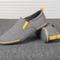 Men's Breathable Canvas Slip-On Casual Sneakers New Style Basic Pedaling Lazy Summer Loafers Comfortable Male Footwear