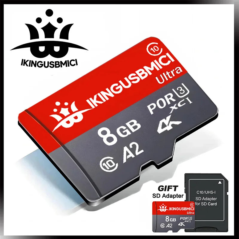 for Smartphone 32-64-128-256-512gb Flash Memory Card Memory Class10 High Speed Fast Reliable U3 Quality Durable Premium Class 10