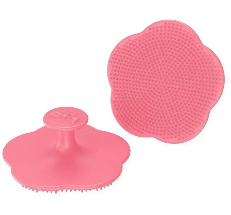 Baby Bath Brush with Newborn Shampoo Brush, Face Brush and Massage Brush for Cleaning and Massage 3Colors