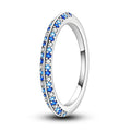 Orstarry S925 Sterling Silver Blue Butterfly Insect Closed Ring For Women Original Finger Jewelry Party - Visuel 20 | SAMAG