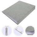 A4 3 Ring Binder Sturdy Fabric Covered File Folder for Organizing Papers Presentations Projects At Home Sheet Organizer