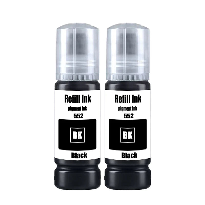 For Epson 552 Refill Ink Kit For Epson EcoTank L8160 L8168 L8180 L8188 ET-8500 ET-8550 EW-M973A3T EW-M873T Printer Dye ink