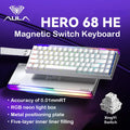 AULA HERO 68 HE Gaming Mechanical Keyboard Magnetic Axis RT Wired RGB Lighting 8K Polling Rate Side Engraving