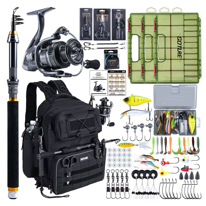Goture Outdoor Fishing Backpack with 3 Bait Box | SAMAG