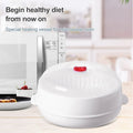 New Microwave Steamer with Circular Square Single Double and Triple Layers  Perfect for Kitchen Use