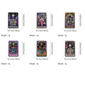 Skeleton Tarot Iron On Patch Clothes Patch For Clothing ADHD Embroidered Patch Garment Apparel Accessories Sewing Stickers