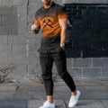 Summer fashion men's T - shirt suit sportswear 3D printed short sleeved T - long pants street wear 2 - piece - View 8 | SAMAG