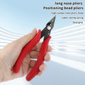 Jewelry Crimping Pliers for DIY Accessories Making Tips Tool Tweezers Nose Pliers