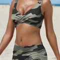 Plus Size Swimwear Women Tankini Swimsuit with Shorts | SAMAG
