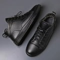Mens Genuine Leather Outdoor Causal Shoes British Style Flat Designer Antiskid Sports Walking Shoes Comfy Oxford Shoes Hombre