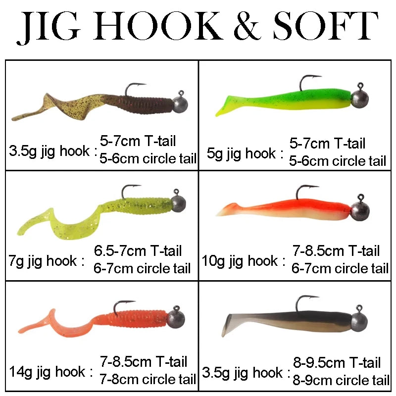 5pcs 1g 2g 3g 4g 5g 10g 20g 22g 25g 28g crank Jig head hook fishing hook head Jig lure hard bait soft worm jig hook for fishing