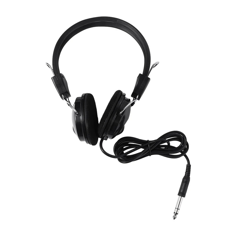 6.5mm Music Earphone Headphone Wired Headset Handfree Earphones for Electric Piano Earphone with Wire Electric Guitar