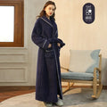 Fashionable double-sided thick plush nightgown women | SAMAG