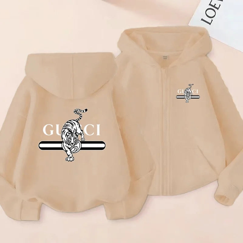 The Children's Zip - up Hooded Sweatshirt Jacke - View 8 | SAMAG