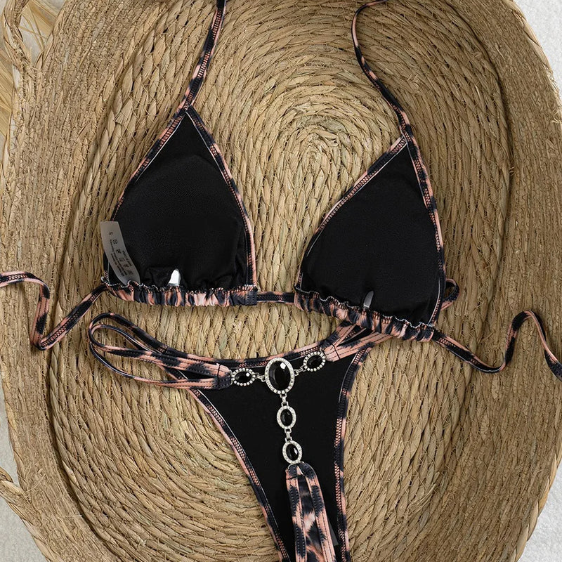 Extreme Mini Micro G String Diamond Bikini Women Swimsuit | SAMAG