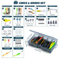 Goture Fishing Rod Combo Full Kit 1.8M-2.7M Telescopic Sea Pole with Reel and Spinning Reel Baits Set Tackle Travel Fishing Bag