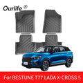 For Lada X-Cross 5 / Bestune T77 2026 2025 2024 Waterproof 3D TPE Car floor Mats or trunk mat Perfect Fit, Odorless Accessories