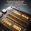 NIPOGI Mini PC AMD Ryzen 3 3250U Desktop Mini Computers 8GB RAM 256GB M.2 SSD WiFi 5, BT 4.2,DUAL 4K Display Windows 11 Pro