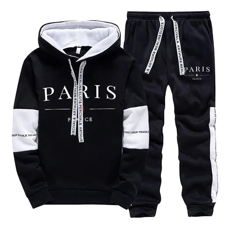 Sports Single Piece Men's Tracksuit - Hooded Sweatshirt | SAMAG