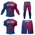 Cody Lundin Durability MMA BJJ Rash Guard Tight Exercise Jogging T - Shirts+Pants 3D Print Compression - View 10 | SAMAG