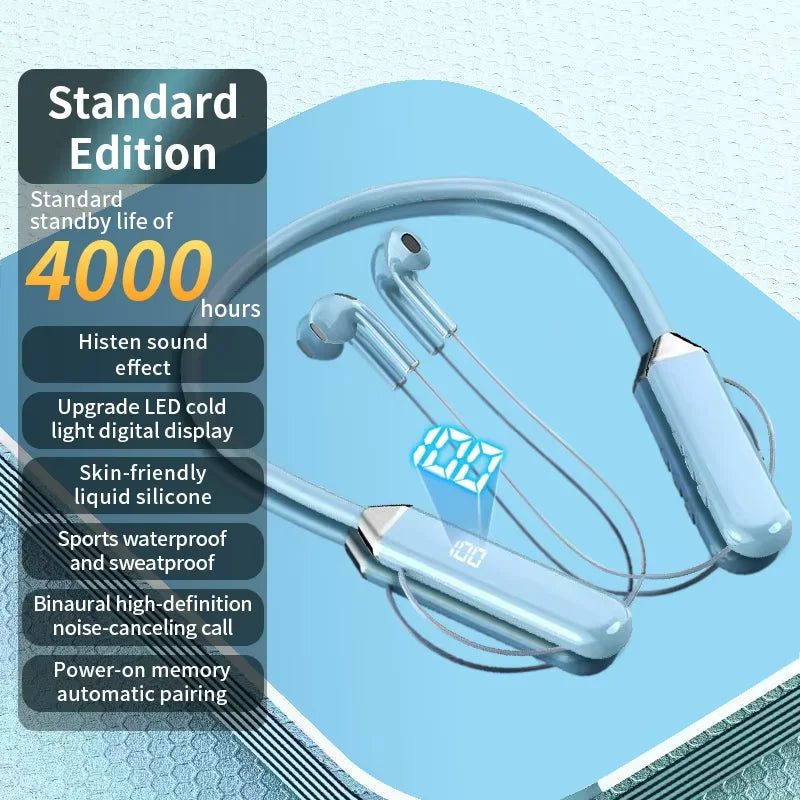 New Sport Wireless Headphone Neckband Earphone audífonos bluetooth inalámbrico freeshippings items ear buds for xiaomi huawei