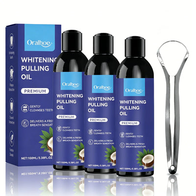 Peppermint Coconut Oil Pulling Mouthwash for Mint Teeth | SAMAG