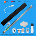 Tuya Zigbee Battery Electric Smart Curtains Roller Blinds Motor Wireless Smart Life For 20 25 28mm Tube Alexa App Remote Control