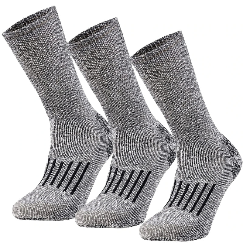 Unisex 80% Merino Wool Socks Hiking Thicken Warm Winter Sock Crew Compression Socks Moisture Wicking Soft Camping Cycling Socks