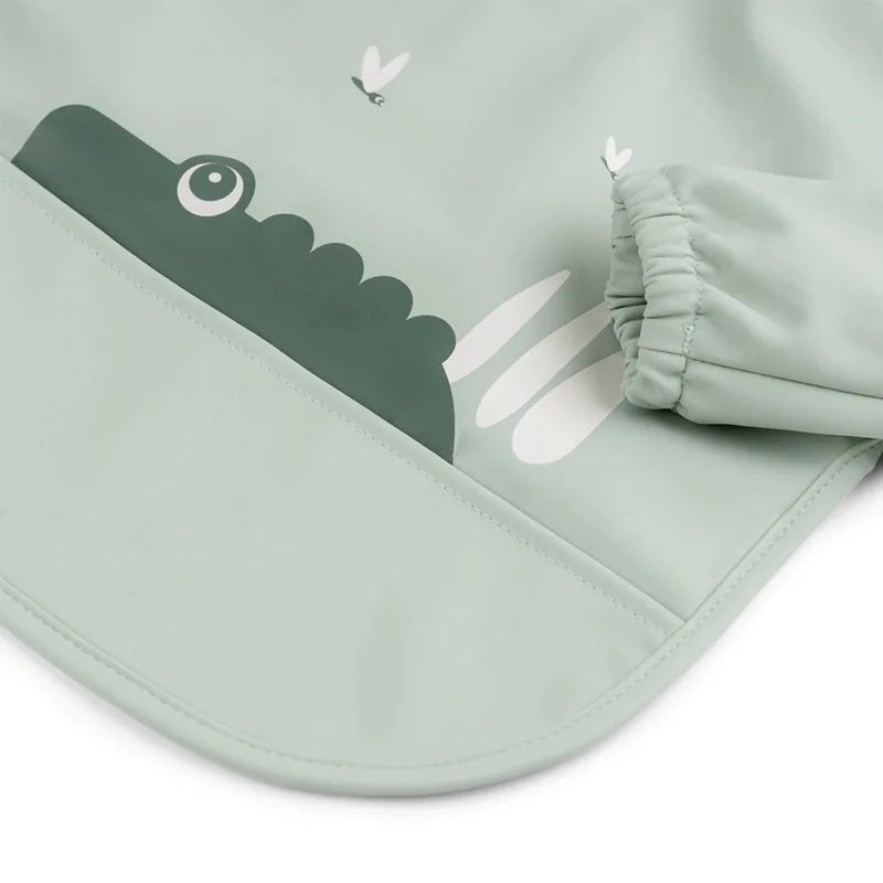 Cute Baby Bibs Waterproof Oil Proof Apron New Double Buckle Washcloth Feeding Bib Soft Burp Cloth For Boy Girl Bandana Bibs
