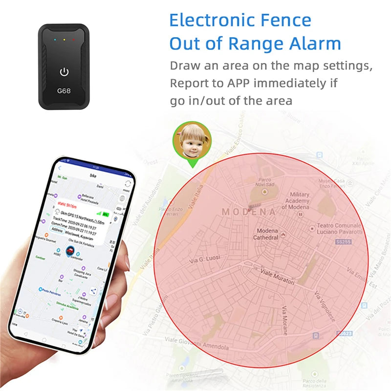 4G GPS Tracker Car 4G GPS Locator Anti-Lost Device Health Monitoring Pedometer For Children And The Elderly Tracking