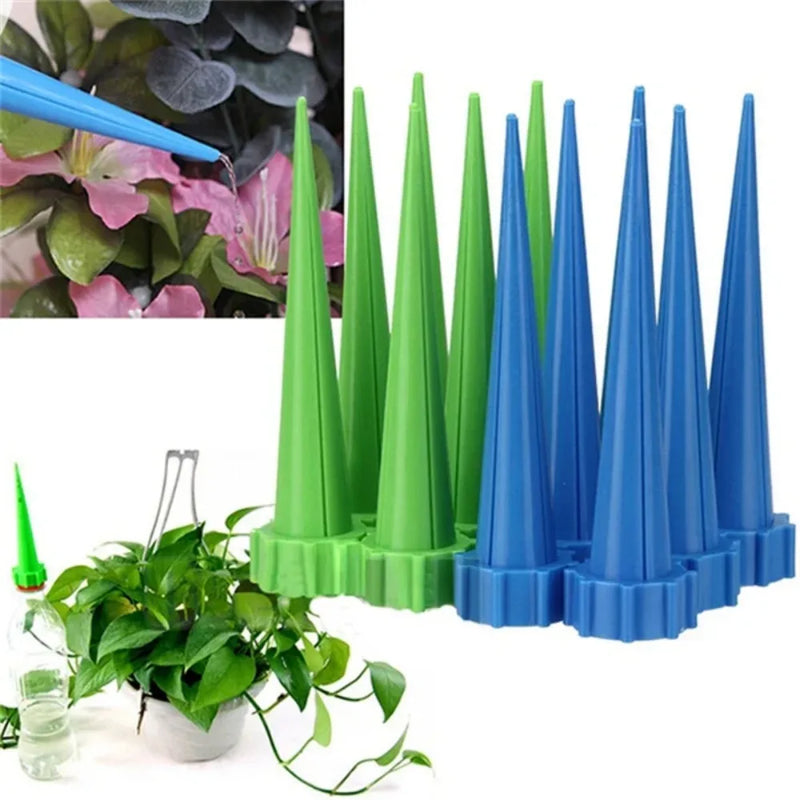 32pcs Automatic Drip Irrigation System Self Watering Spike for Flower Plant Greenhouse Garden Adjustable Auto Water Dripper