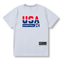 Loose Men Running 2023 Outdoor Street Basketball Gym Short Sleeve Letter Print T Shirt Summer Quick Dry Fitness Bodybuilding