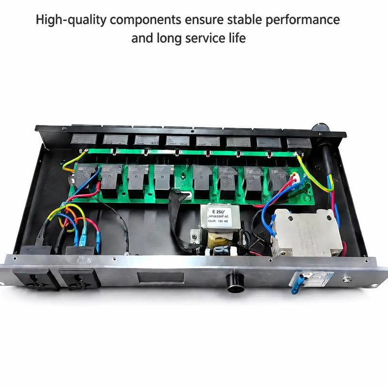 GOOERMI HS-10 Professional Audio Power Supply Sequencer Voltage Display Home Stage Engineering Conference Equipment Sound Mixers