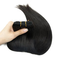MRS Hair Bundles Human Hair Sew-in Double Weft Natural Straight Hair Bundles 50g/pack MachineRemy Natural Straight Bundle Deals