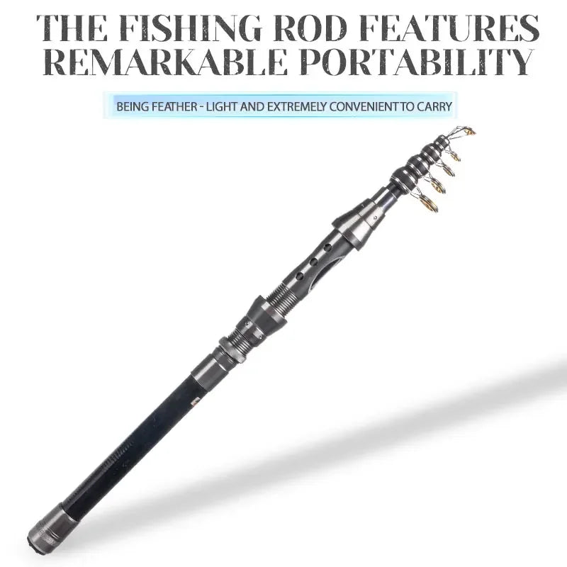 DEUKIO Fishing Rod and Reel Combo Telescopic Fishing Rod Spinning Reel Max Drag 8Kg for Saltwater Freshwater Beach Fishing