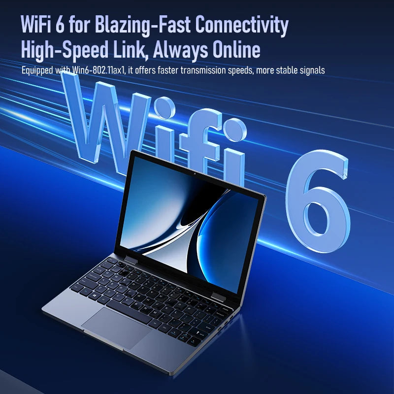 Zwide N11 Mini Laptop 10.5-inch Core i5-1235U Slim Business Office Portable Pocket Tablet PC