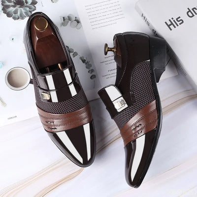 New men's casual shoes business formal wear plus size | SAMAG
