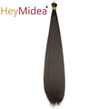 22-28Inch Straight Pony Hair Bundles Crochet Braids Hair Silky Colorful Synthetic Braiding Hair Ombre Synthetic Hair For Women