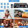 AK35 800W Home Power Amplifiers 2 Channel Bluetooth 5.0 Surround Sound FM USB Remote Control Mini HIFI Digital Amplifier Stereo