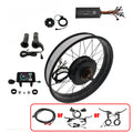 48V 52V 45A 1500W 20/24/26x3.0"inch  20/24/26x4.0"inch Fat Wheel Ebike Conversion Kits with 7-speed Freewheel