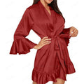 Women's Swimsuit Fashionable Casual Sexy V Lace Nightgown | SAMAG
