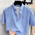 Short Sleeved Shirt Men's Summer New Item Pure Cotton | SAMAG
