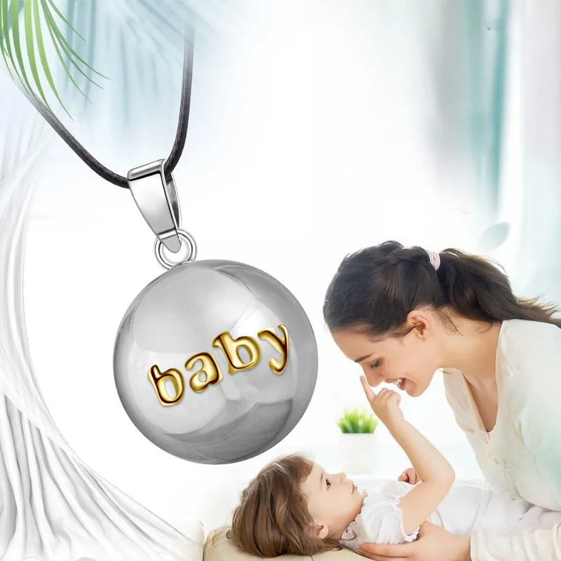 Eudora Harmony Ball Pendant Necklace Pregnancy Chime Ball Mexcian Bola Pendants Wishing Balls Fine Jewelry for Women Best Gift