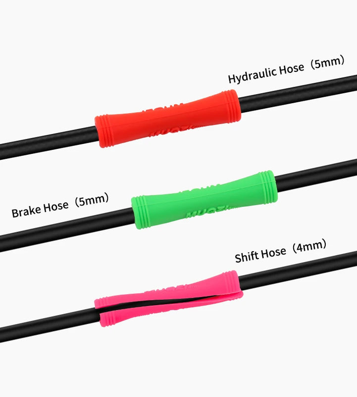 MUQZI 4/8pcs Bicycle Cable Protector Brake Shift Line Frame Protect Sleeve MTB Road Fixed Gear Bike Universal