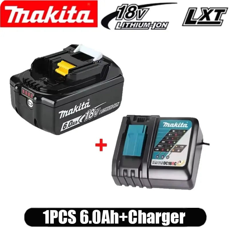 Original Makita 18V Battery 6AH Is Used for Replacing Lithium Batteries in Makita BL1840BL1830b BL1850b BL1850BL1860BL1815.